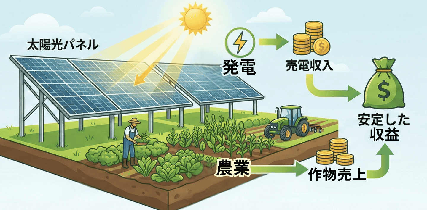 ソーラーシェアリングの仕組み