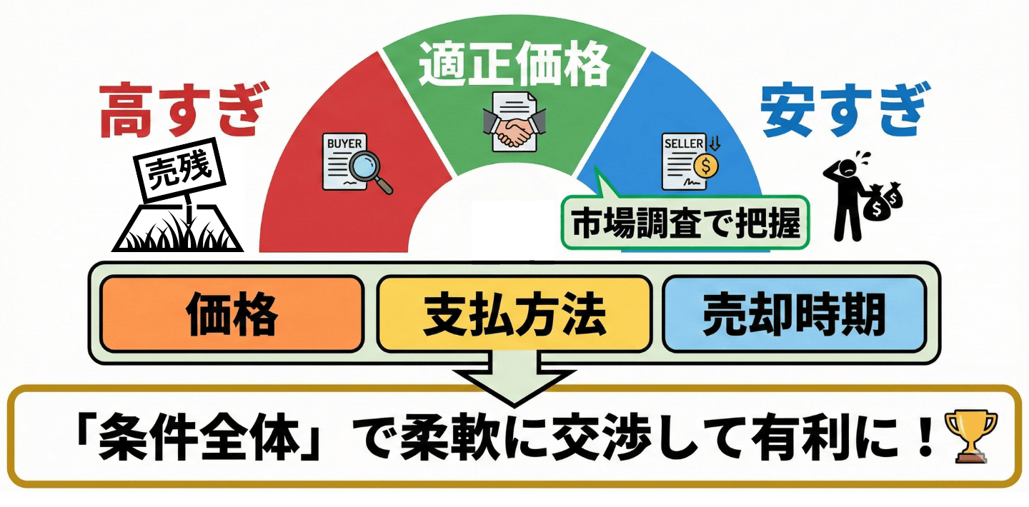 農地の売却価格の設定